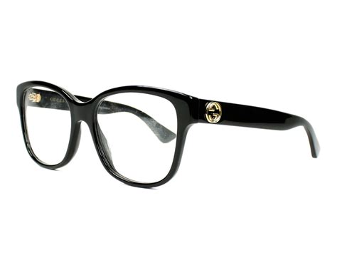 black gucci eye glasses|black gucci eyeglasses frames women.